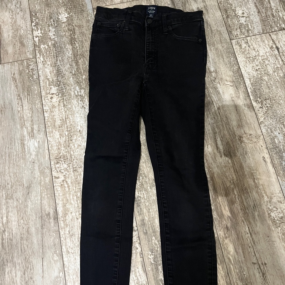 J. Crew Women's Dark Black Skinny Jeans
